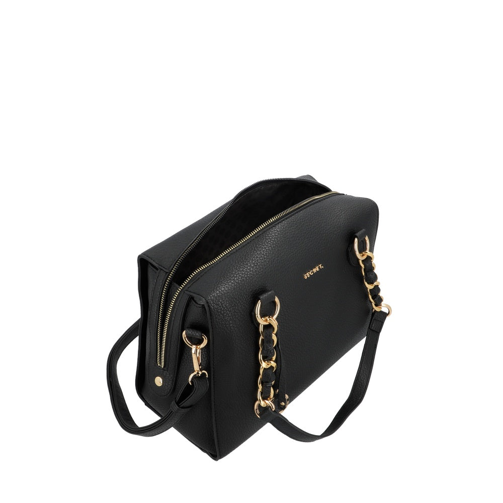 CARTERA DE MANO MALLORCA FW25 NEGRO M