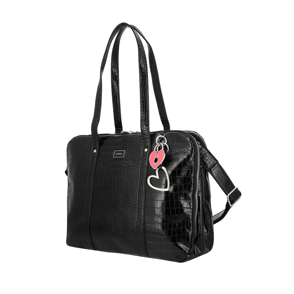 CARTERA PARA NOTEBOOK LOVE FW25 NEGRO L 