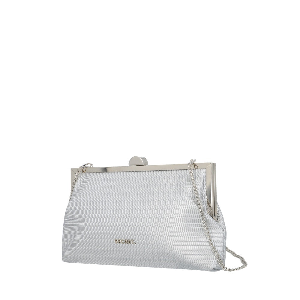 CARTERA DE FIESTA FETE SC6 PLATEADO SUAVE S