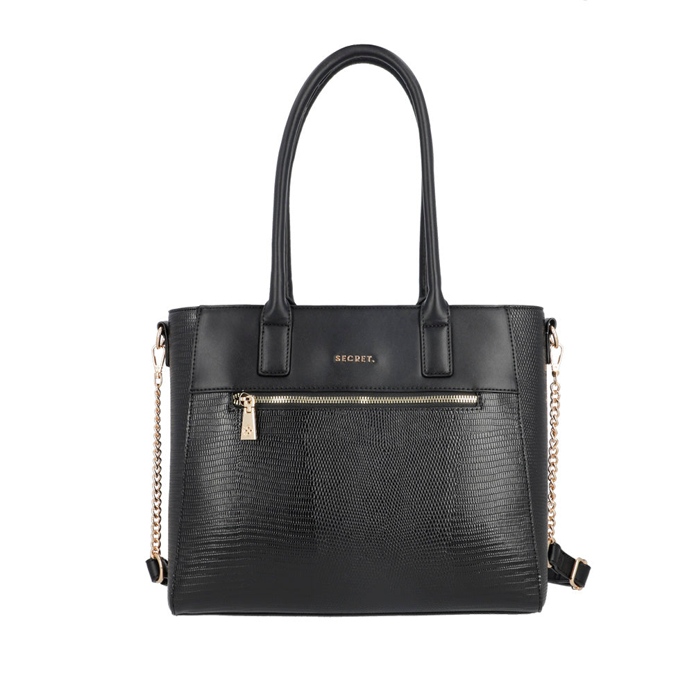 TOTE BAG L VIRGINIA SS25 NEGRO