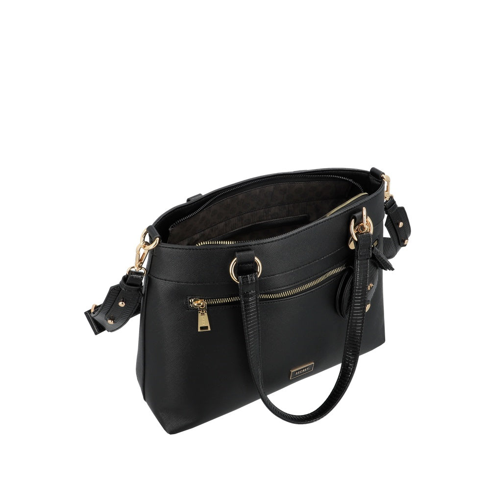 TOTE ALBACETE FW25 NEGRO L