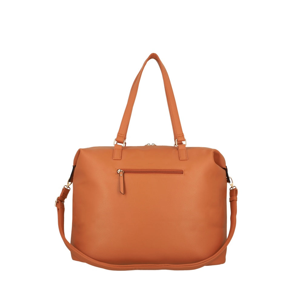 BOLSO DE VIAJE LOURDES FW25 CAFÉ MEDIO L