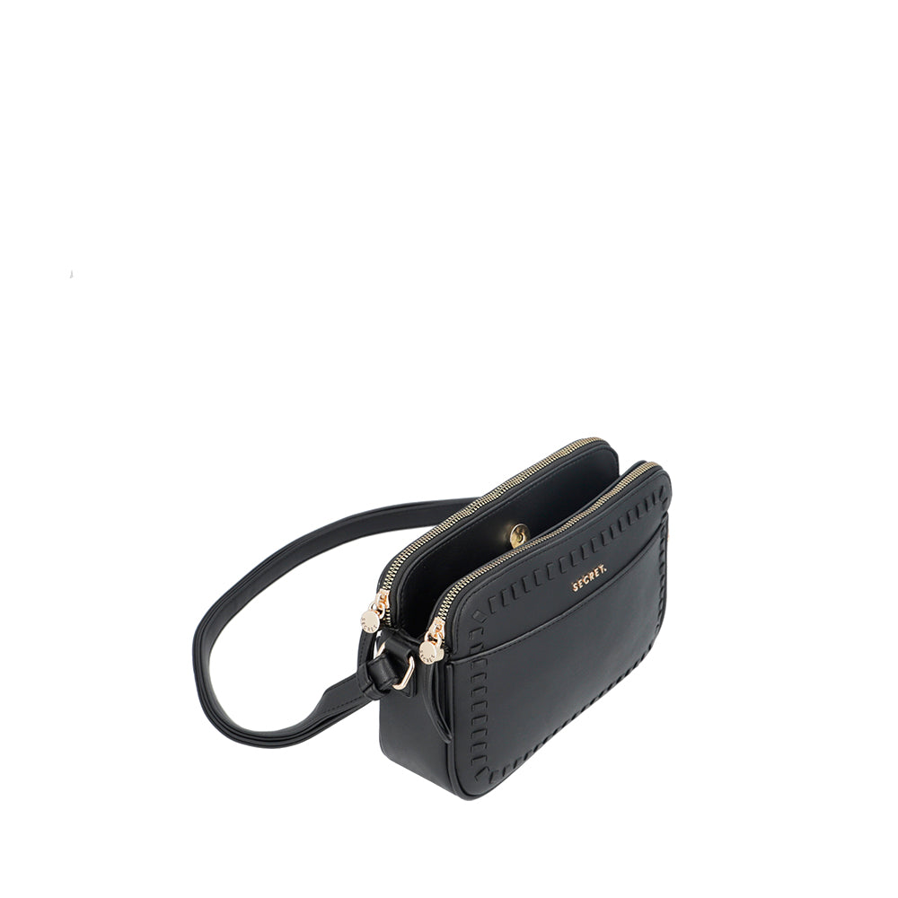 BANDOLERA MONACO SS25 NEGRO S