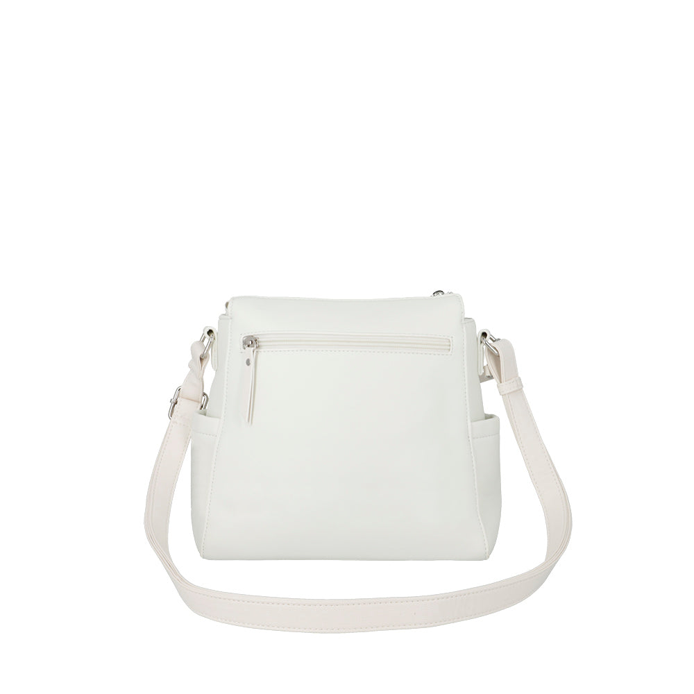 CROSS BAG M GRECIA SS25 BLANCO