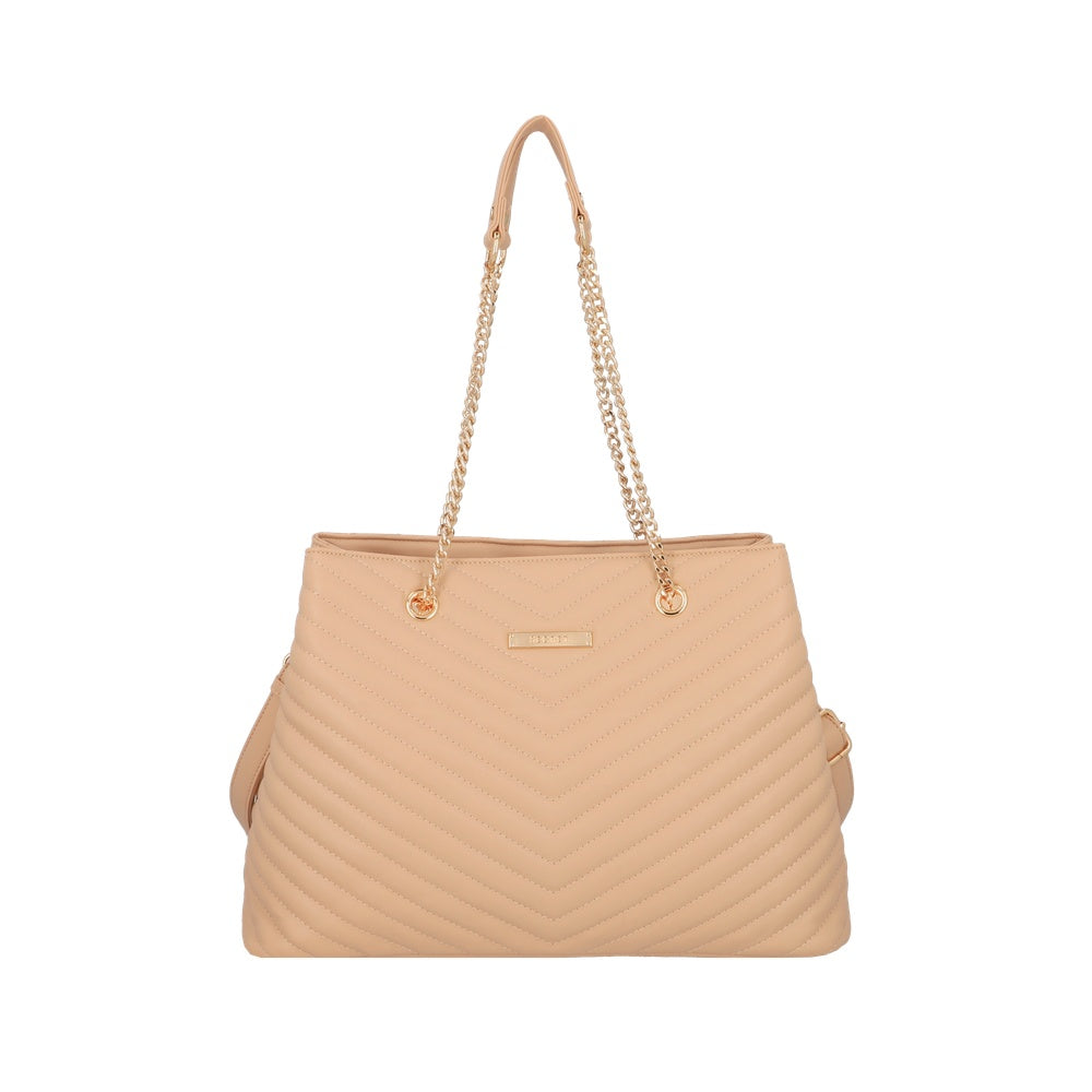 CARTERA DE HOMBRO VERSALLES FW25 TOSTADO L