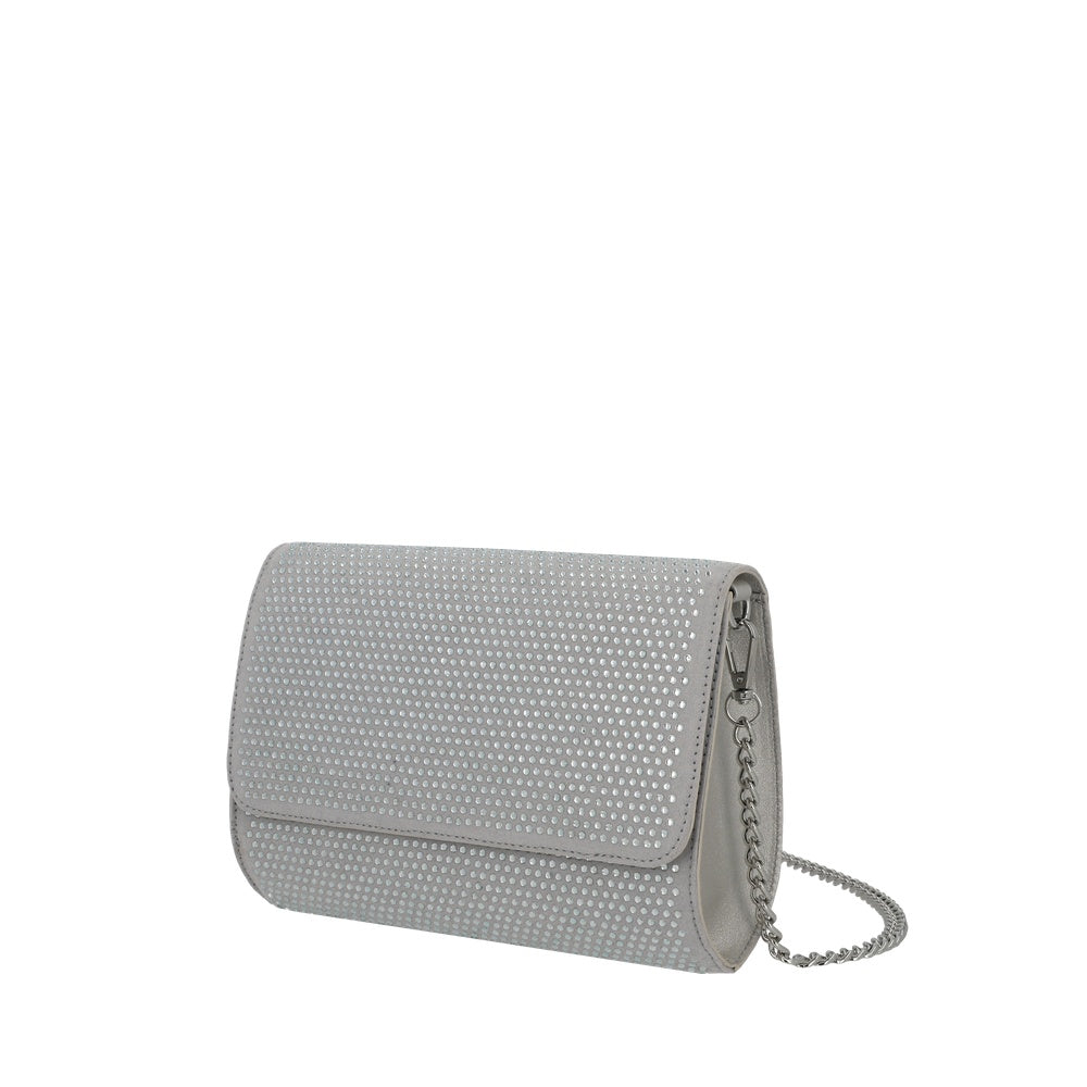 CARTERA DE FIESTA ANAKENA SC6 PLATEADO BRILLANTE M