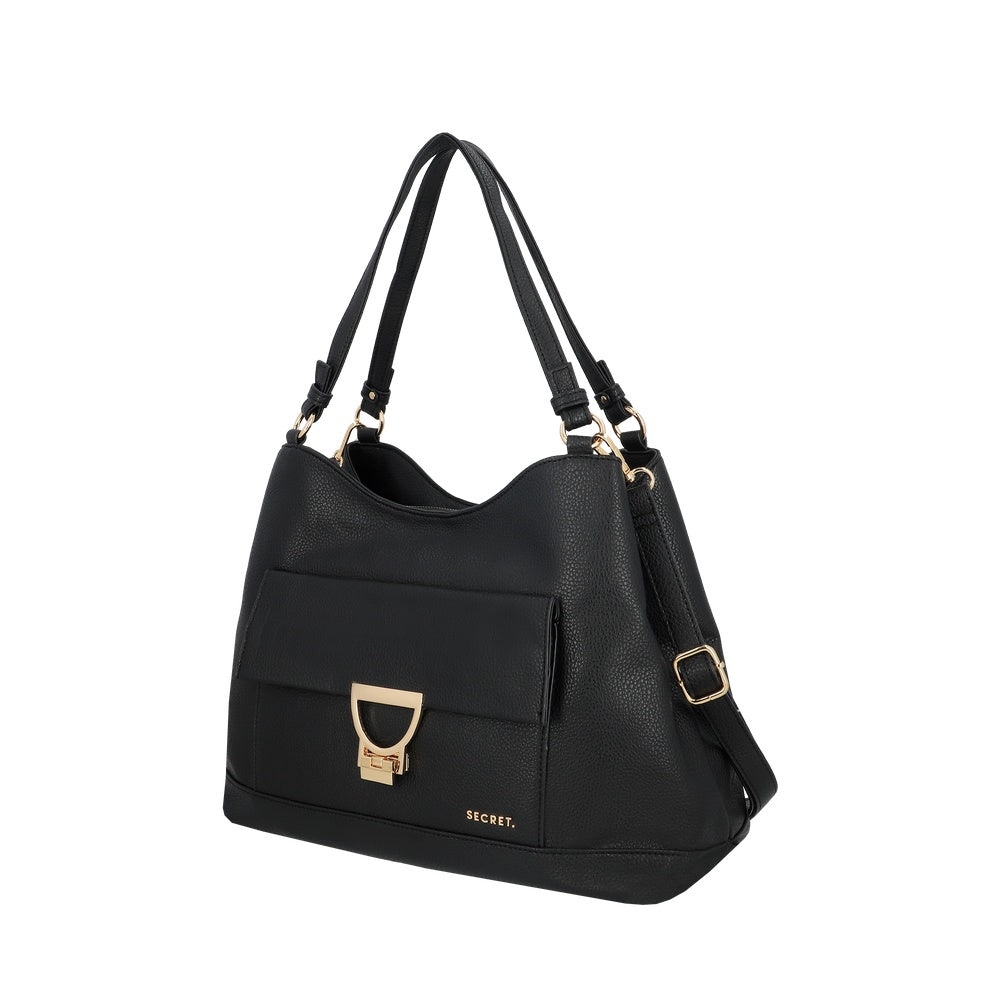 CARTERA DE HOMBRO BOMBAY SC6 NEGRO L 3DV