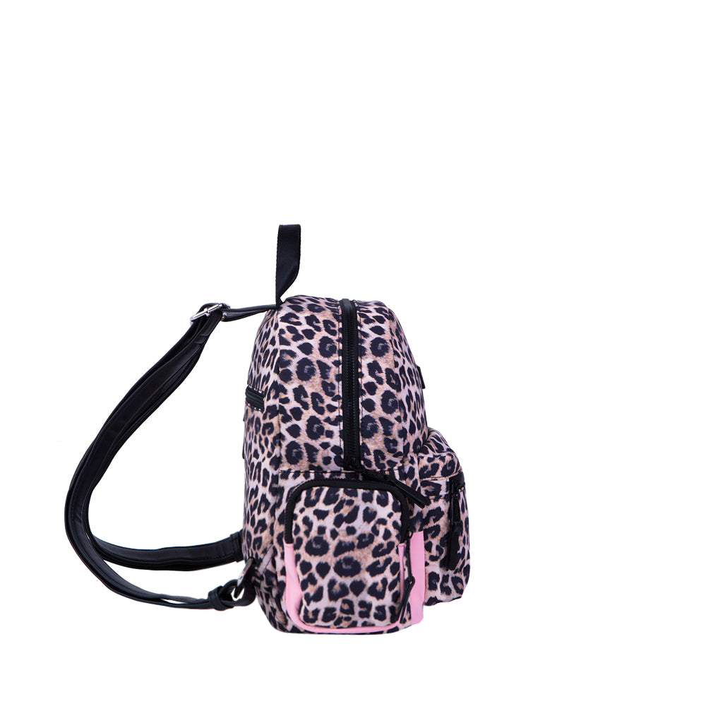 Mochila de mujer Munich Leopard mediana