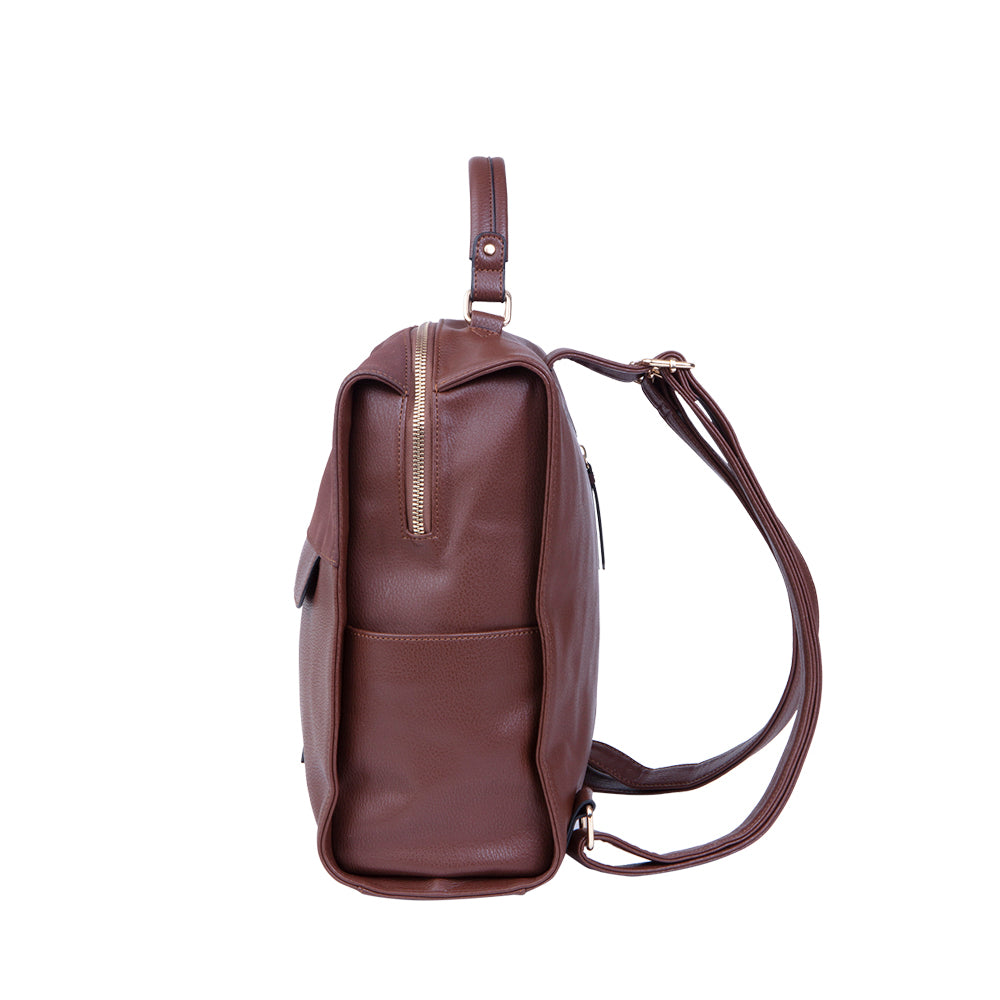 Mochila de mujer Lourdes café grande