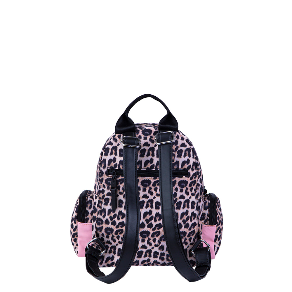 Mochila de mujer Munich Leopard mediana