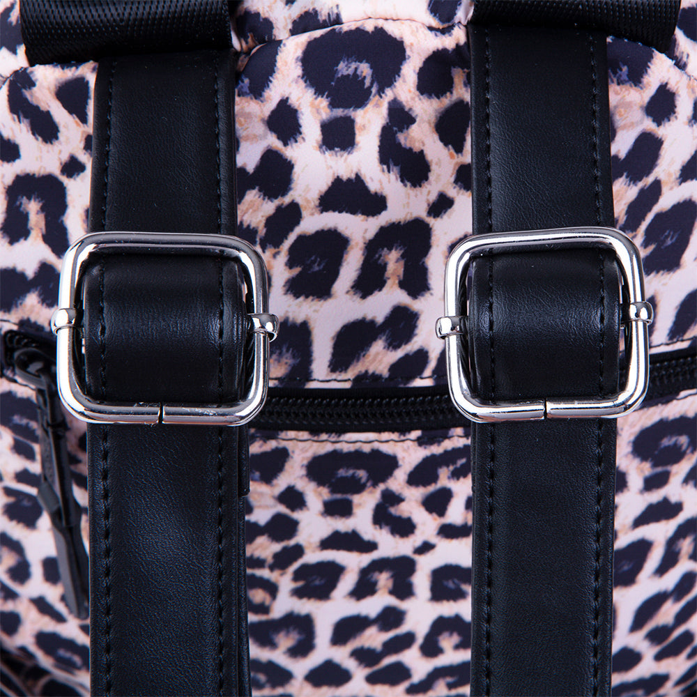 Mochila de mujer Munich Leopard mediana